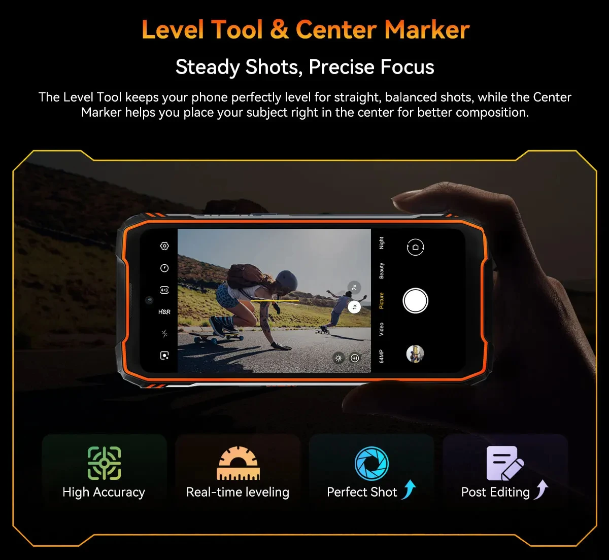 Blackview XPLORE 1 Rugged Phone 6.78'' 2.4K Display Call Phone 6GB+512GB 20000mAh Smartphone Android 15 NFC Telephone Portable