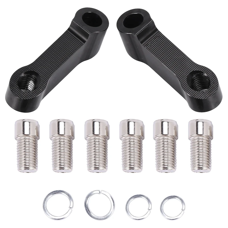 

CNC Universal Aluminum 10Mm Motorcycle Mirror Mount Riser Extenders Spacers Extension Adapter Adaptor Moto M10 Accessories