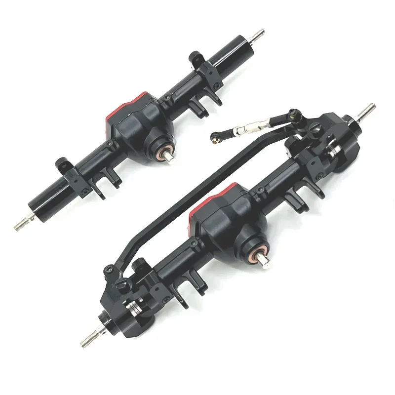 Upgrade Metal Front Rear portal Bridge Axle Differential Assembly Set for MN128 MN86 G500RC Truck RC Car Refit Upgrade Parts