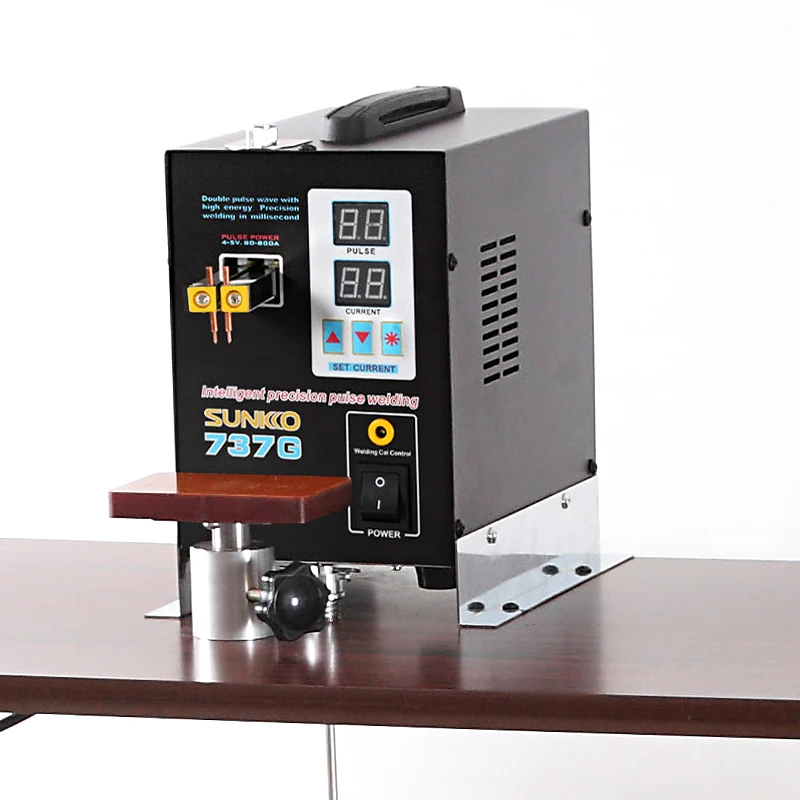 SUNKKO 737G Spot Welding Machine 110v/220v Pulse Lithium Battery Touch spot Welder Machine Can Welding 0.15mm Nickel Sheet