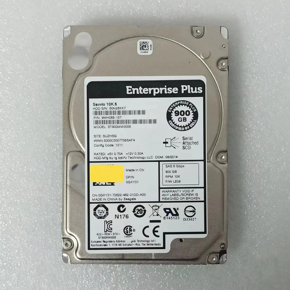 HDD EQ Storage Hard Disk 0GKY31 900G SAS 2.5