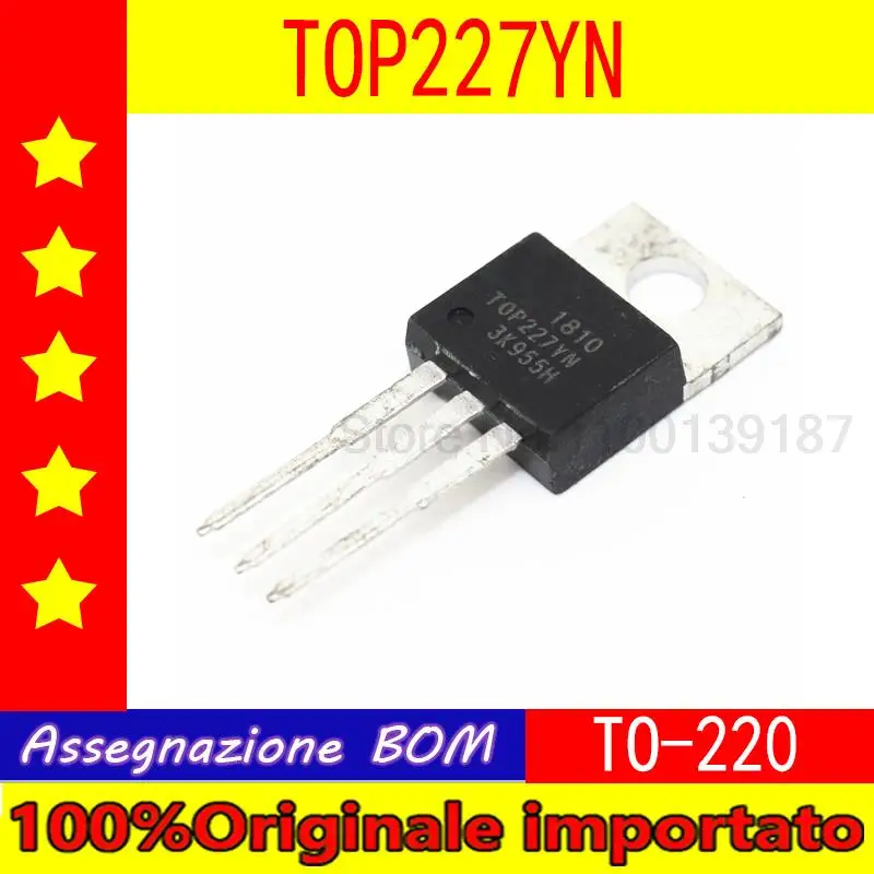 10pcs/lot  TOP221YN TOP222YN TOP223YN TOP224YN TOP225YN TOP226YN TOP227YN TO-220 Power switch IC