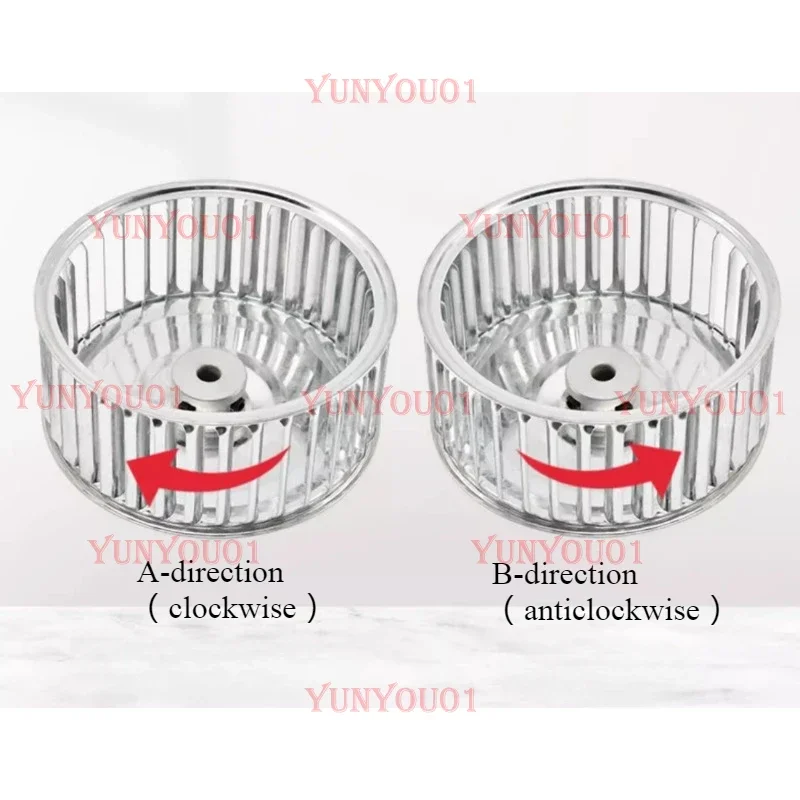 1PC Multi Wing Centrifugal Wind Wheel Centrifugal Vane Motor Blades Fan Impeller Long Shaft Motor for Cooling Air Wheel Parts