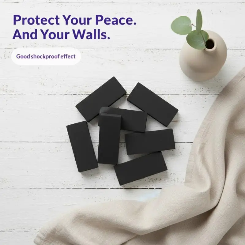 10/20Pcs EVA Foam Double-sided Adhesive Wall Protector Is Suitable For Shock Protection Of Sofa Bench Wall Anti Vibration Pads