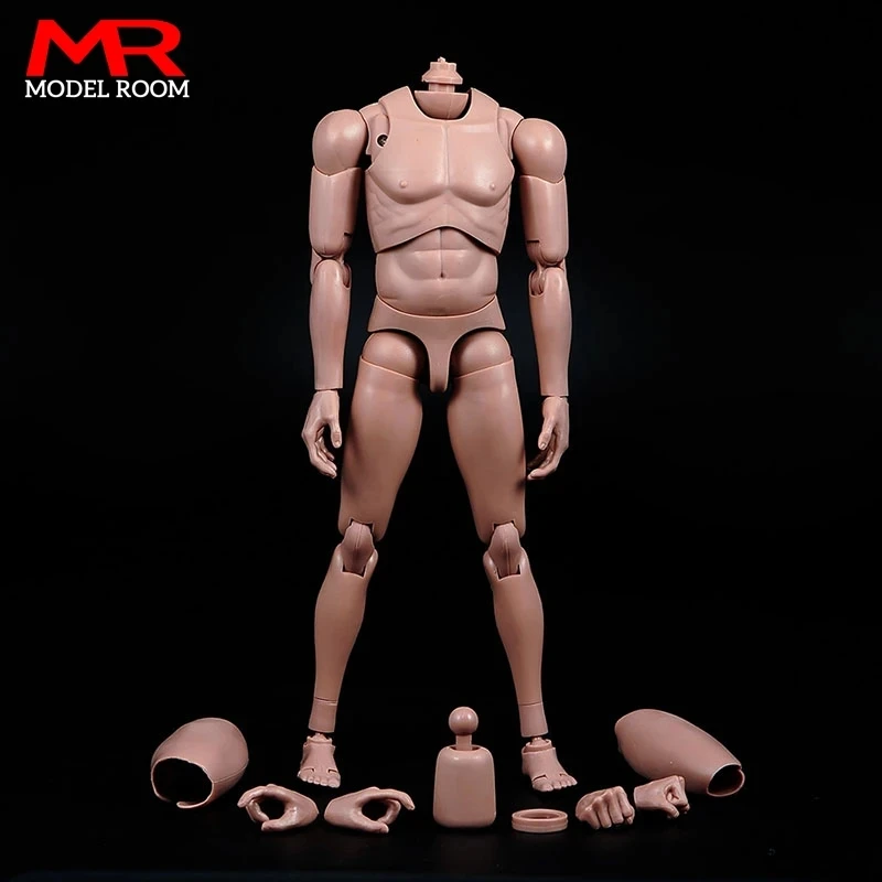 MX02-A/B 1/6 Europe Skin Male Action Figure Doll 12'' Soldier Super Flexible Joint Body Fit 1:6 Head Sculpt Model Toy