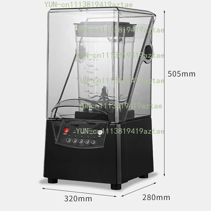 2600W Heavy Duty Commercial Sand Ice Machine 6 Blades Mixer Juicer Food Processor Ice Smoothies Blender High Power Crusher