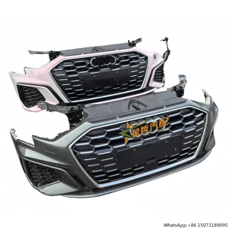 

Автомобильный бампер для спортивного автомобиля A3, обновленный передний и задний бампер, высококачественный оригинальный капот, крыло, фары