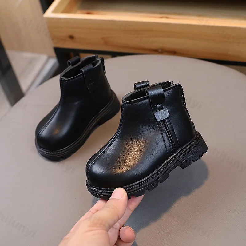 Baby Princess Boots 2025 Autumn Comfortable Anti Slip Outdoor Ankle Boots Children's Fashion Soft Bottom Outdoor Walking Boots