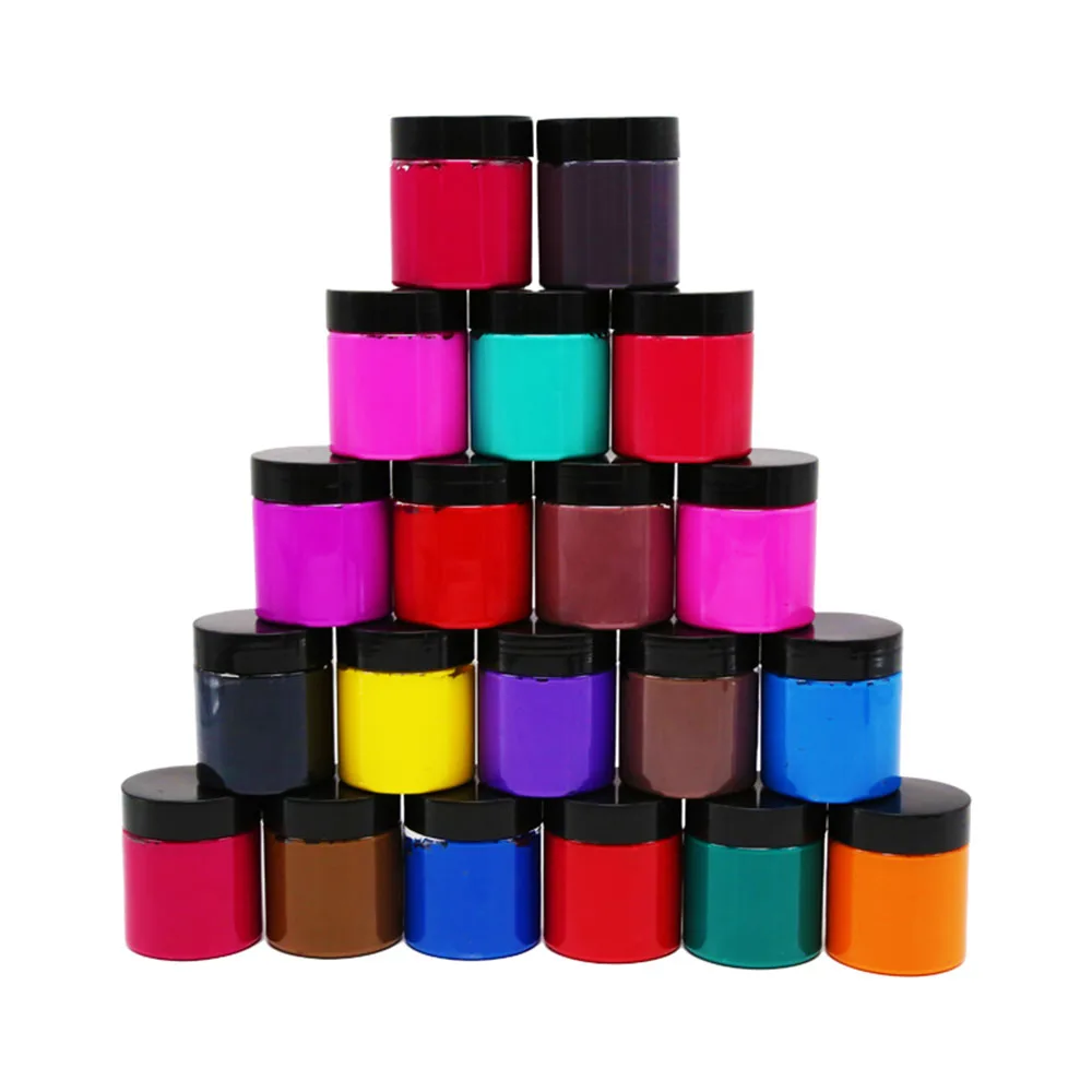 100G/Box Screen DIY Pigment Environmental Protection Water-based Ink Elastic Printing Adhesive T-Shirt Fabric Paper Bag