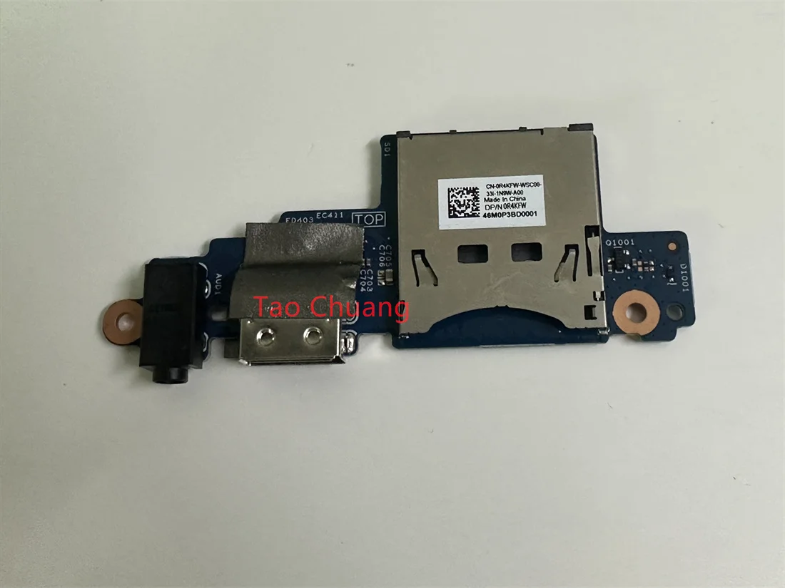 FOR DELL INSPIRON 7510 7610 7620 Vostro 7510 SD Card Reader Audio USB Board 0R4KFW