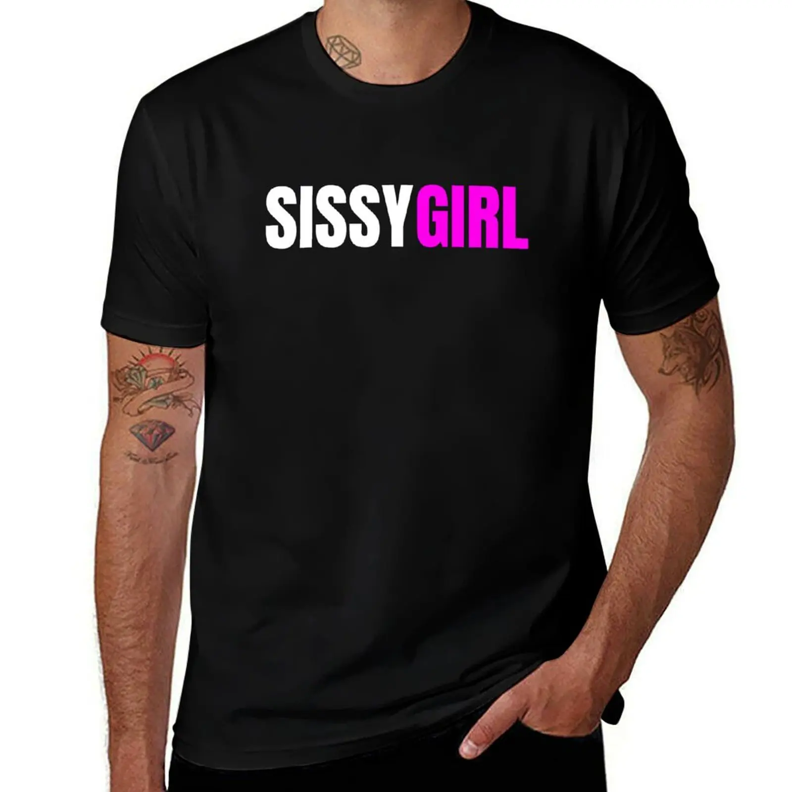 Sissy Girl T-Shirt anime anime stuff mens cotton t shirts