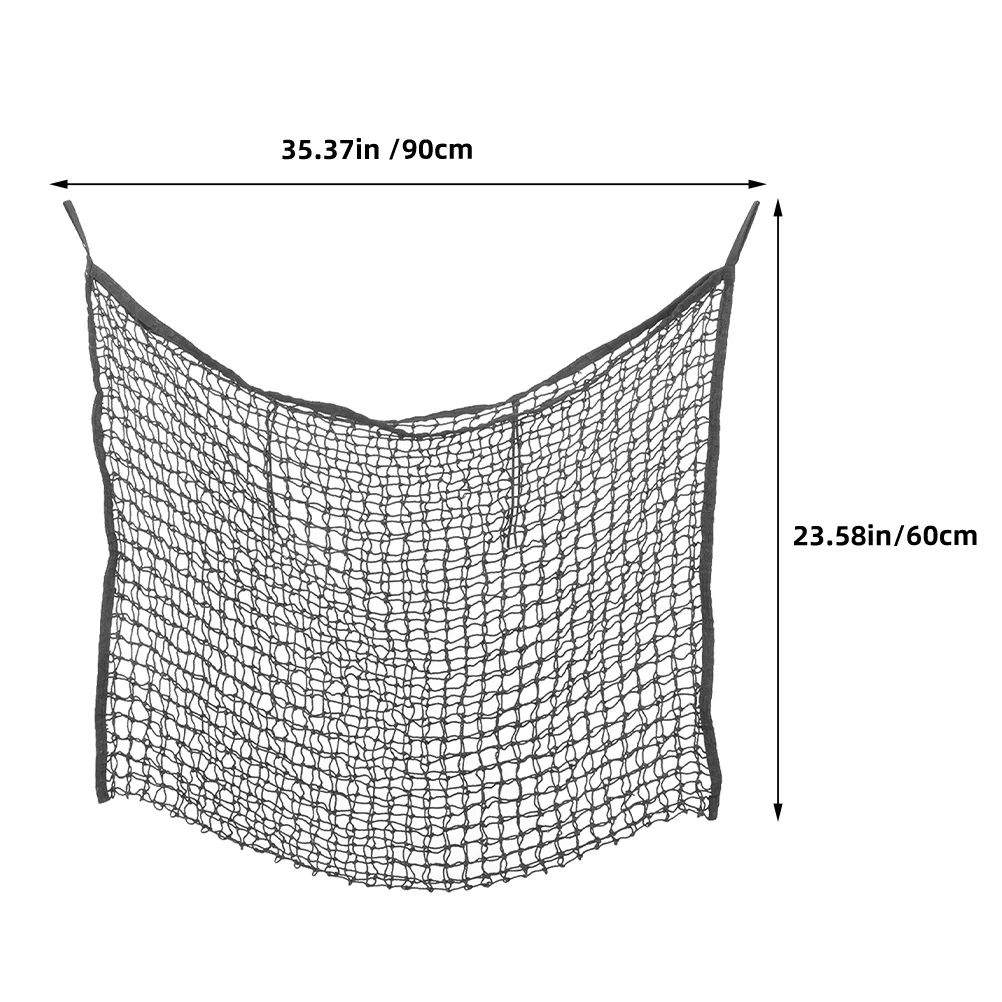 معلقة الحصان القش حقيبة دائم كيس شبكي المغذية سعة كبيرة تخزين منطقة مستقرة نظيفة شبكات الحصان حقيبة شبكة محفظة صنع