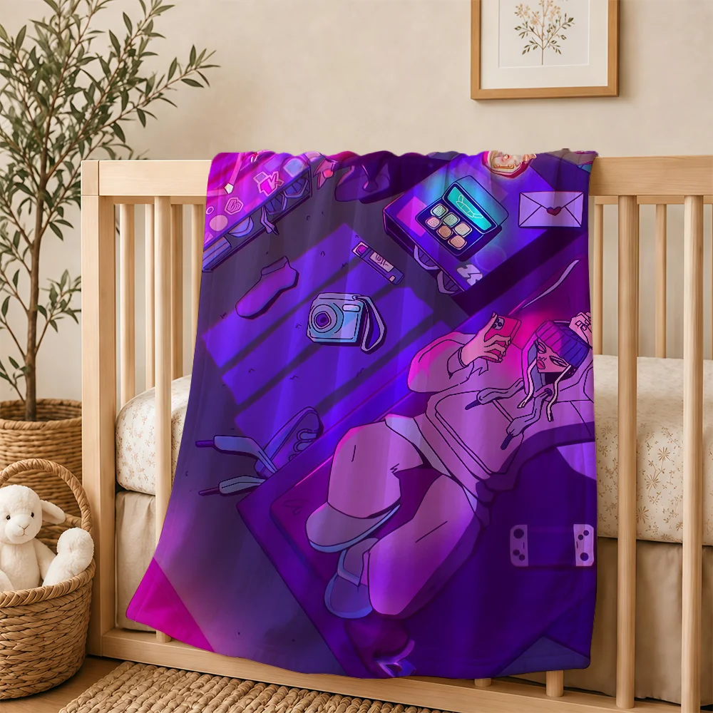 Singer Young Miko Blanket For Soft Warm Knee For Bedroom Living Room Bed Sofa Camping Picnic Office Gift