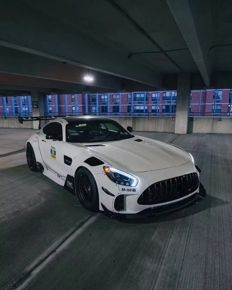 Dream Garage For GT Carbon Fiber Widebody Kit  GT Upgraded GT3 Style Front Lip Diffuser Spoiler Widebody Kit