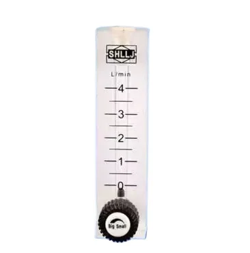LZQ-6/7 Type Acrylic Gas Flowmeter, Laboratory Rotor Flowmeter with Control Valve, Adjustable Flow Rate