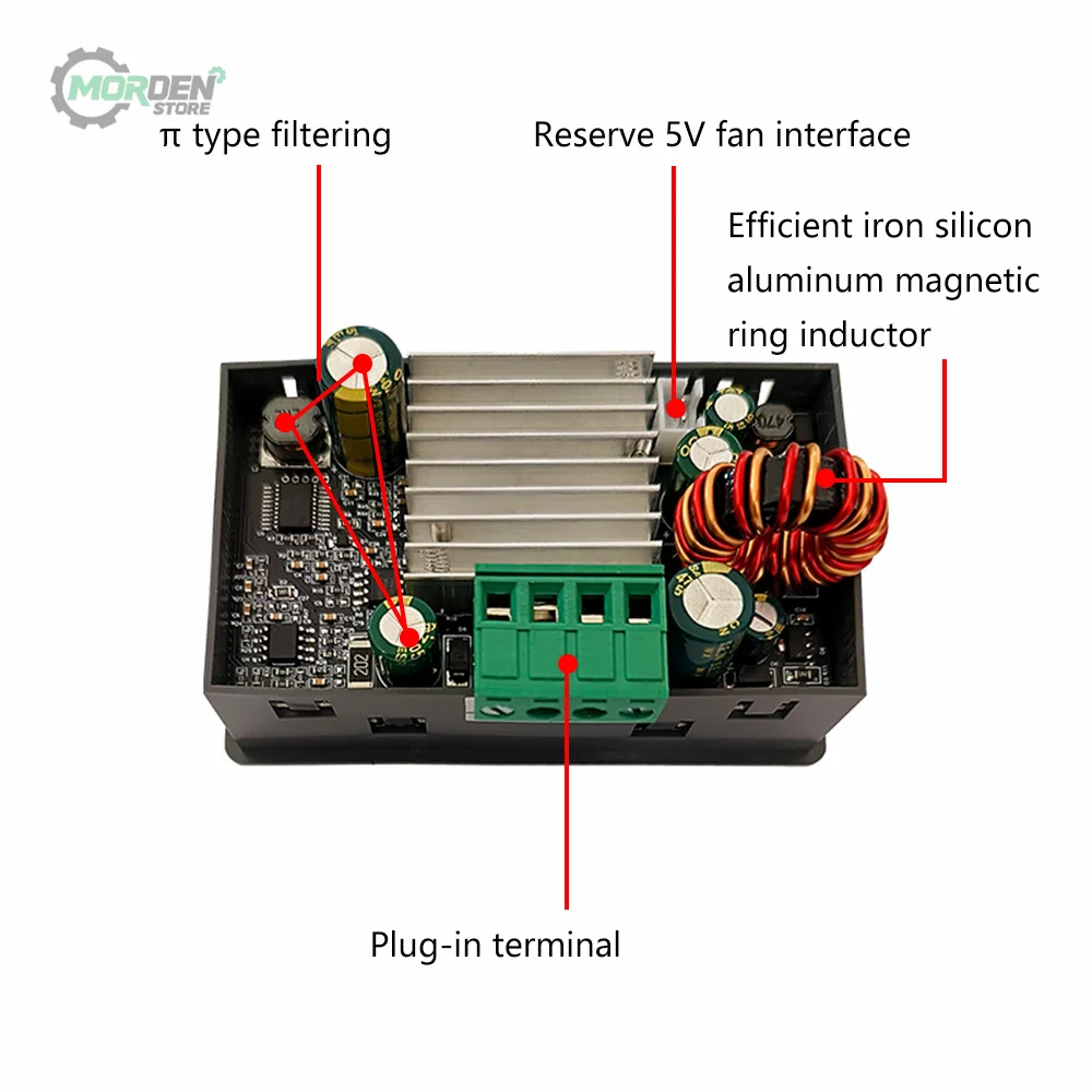 SK40/SK90 Buck Converter CC CV Step-Down Module LCD Adjustable Regulated Stabilized Voltage Power Supply