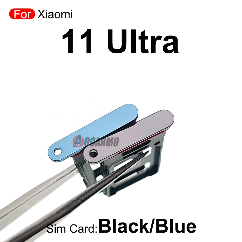 1Pcs For Xiaomi 11 Ultra 11 Lite Mi 11T Pro Sim Tray MicroSD Sim Card Holder Nano Slot Replacement Parts