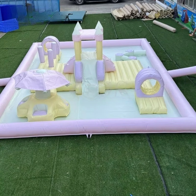 الصيف نفخ الحارس المياه لينة اللعب نفخ ملعب داخلي معدات اللعب الناعمة