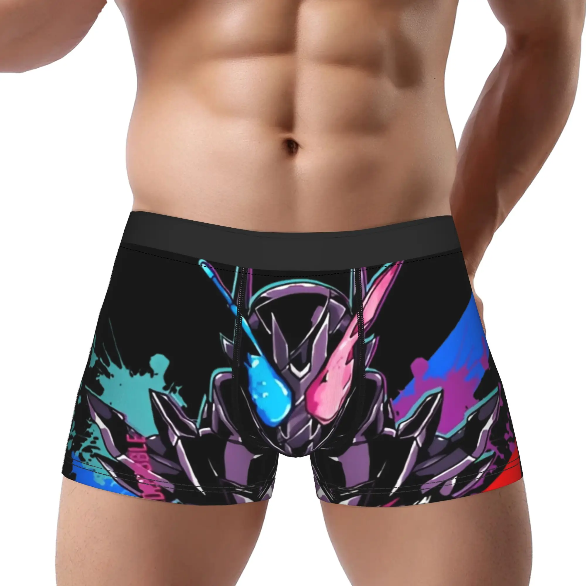 

Трусы-боксеры Bandai Build Black Hazard для взрослых 18+, мужские трусы, удобные шорты, боксеры-брифы