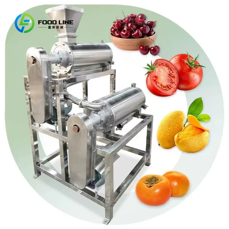 Custom made High Performance Stainless Steel High Speed Pulping Machine for Commercial Fruit Juice