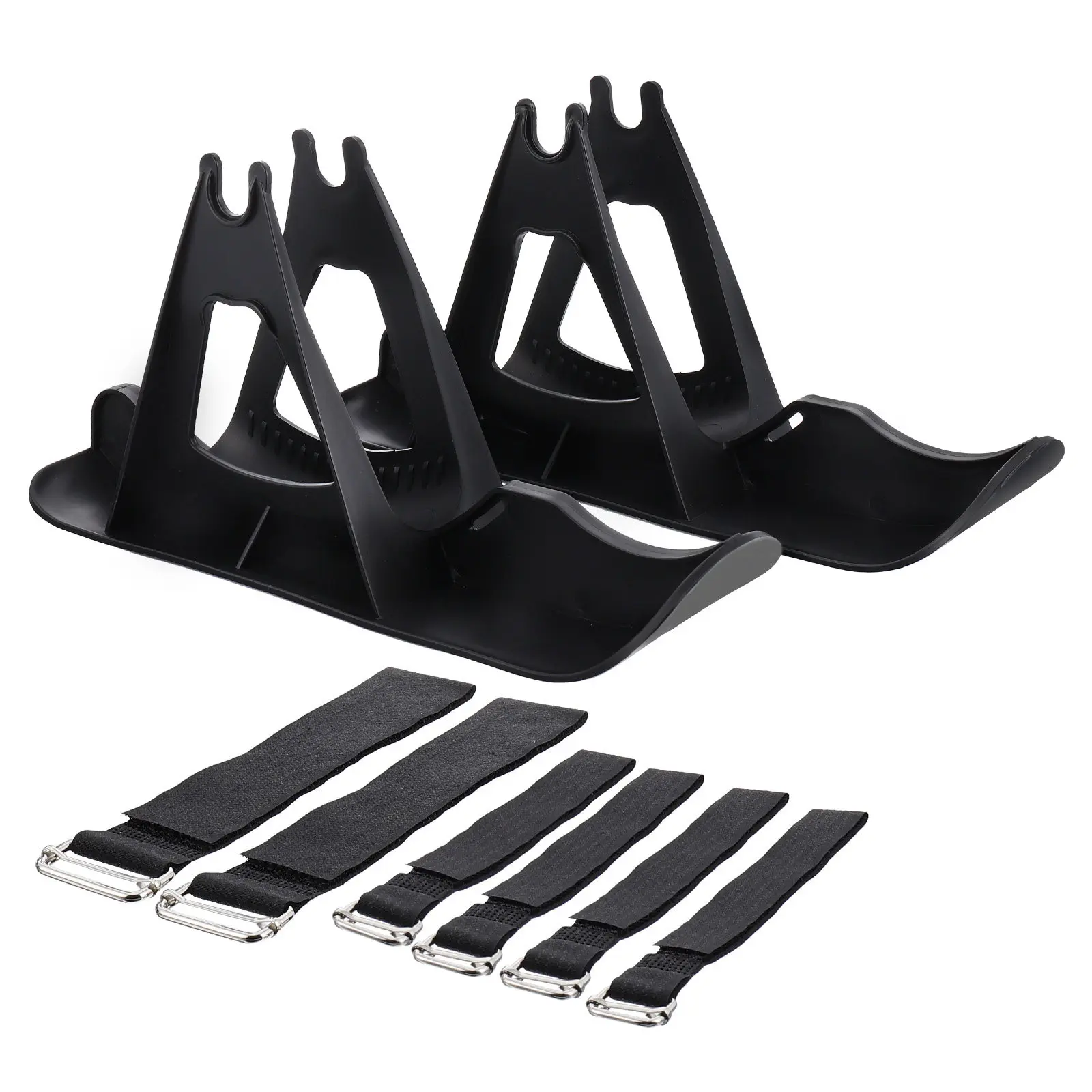 

2Pcs Kids Balance Bike Ski Snowboard for 13-15 Inch Wheels Heavy Duty Plastic Stable Skiing Sled for Snow Riding Bike Skating