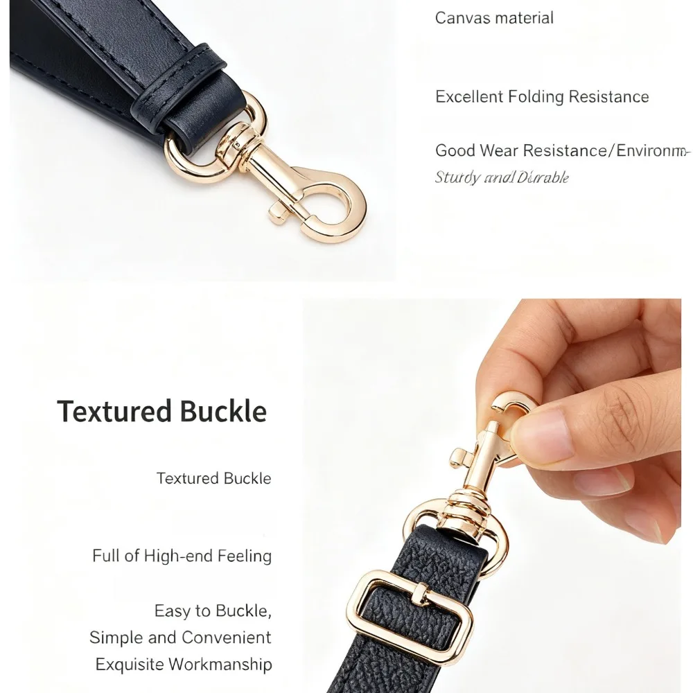 Adjustable Shoulder Strap for Dior Lunch Box Bag PU Leather Fashion Designer Bag Accessories Underarm Shoulder Strap for Commute - view 4