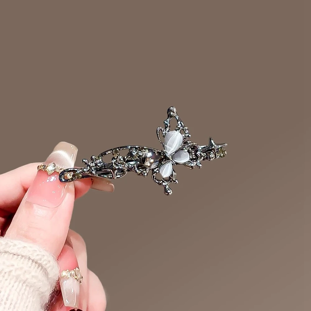 

New Irregular Liquid Hairpins Butterfly Hair Clips Women Girl Fashion Bangs Hair Accessories