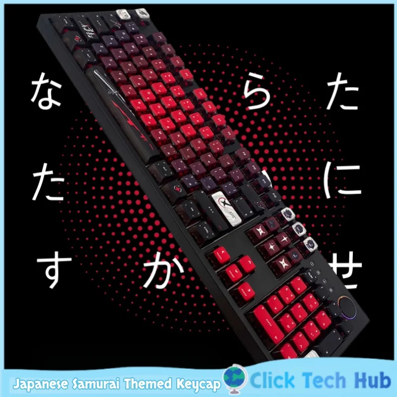 

Yukiaim Keycap Japanese Samurai Themed Key Cap 120 Keys Asa Height Pbt Material Customized Replica Mechanical Keyboard Keycaps