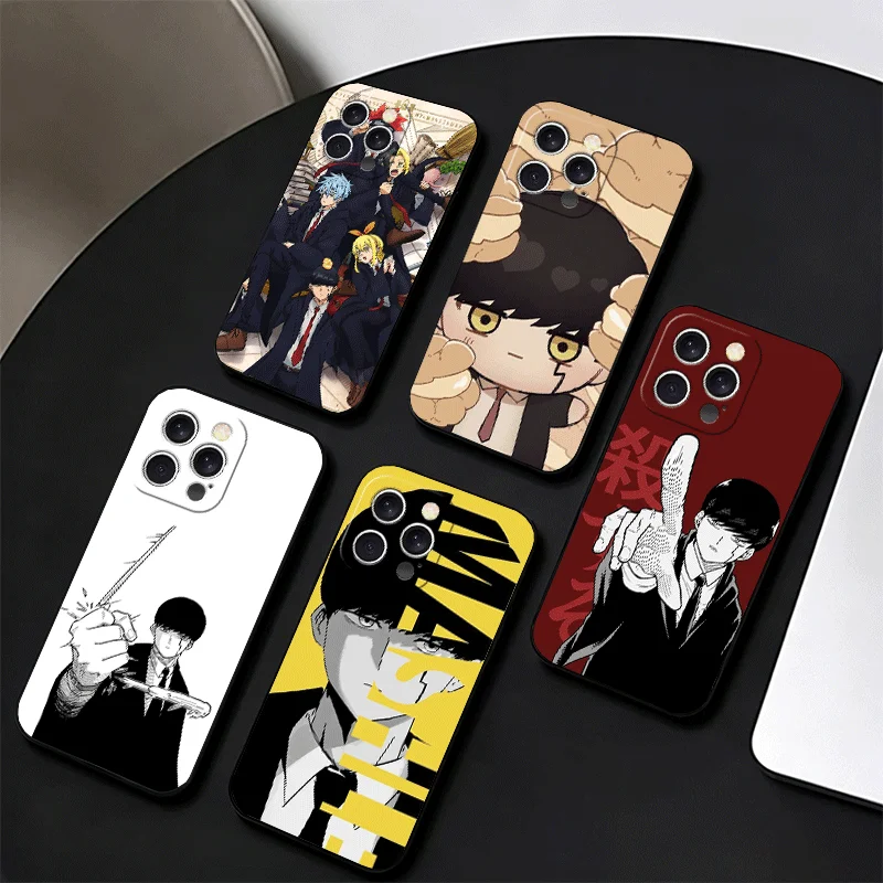 Mashle Magic And Muscles Anime Phone Case For iPhone 18 17 16 15 Plus 14 Pro Max 17E 16E 11 13 12 Mini XS X 7 SE Pattern Cover 1