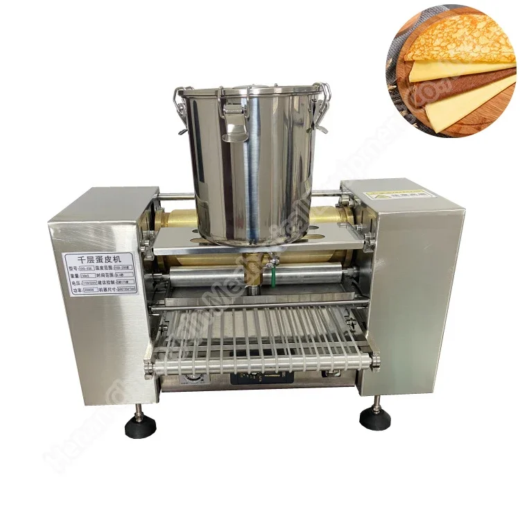 Multi-Layer Cheese Cake Making Machine Paper Making Machine Layer Cake Crepe Machine