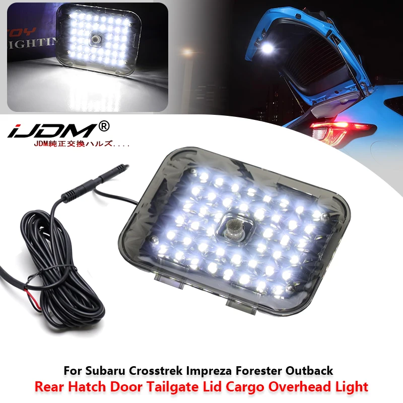 

For Subaru Crosstrek Car Accessories ABS Trunk Ceiling Lighting Replacement Cargo LED Lights Lamps Kit to Hatch Door 2013-2024