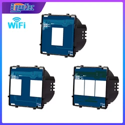 Bingoelec DIY Series Smart WiFi Wall Touch Switch Base Need Neutral Live Wire EU Standard Dimmer Switch Function Keys