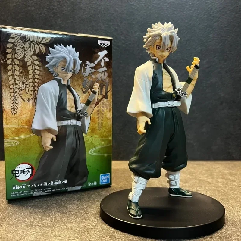 

Bandai Original Demon Slayer: Kimetsu no Yaiba Shinazugawa Sanemi Аниме Фигурка Коллекционная модель куклы Игрушки ручной работы Подарки