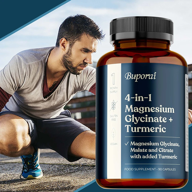 

Глицинат магния 4-в-1 + куркума — помогает улучшить сон, успокаивает и расслабляет мышцы, способствует здоровью костей и пополняет энергию.