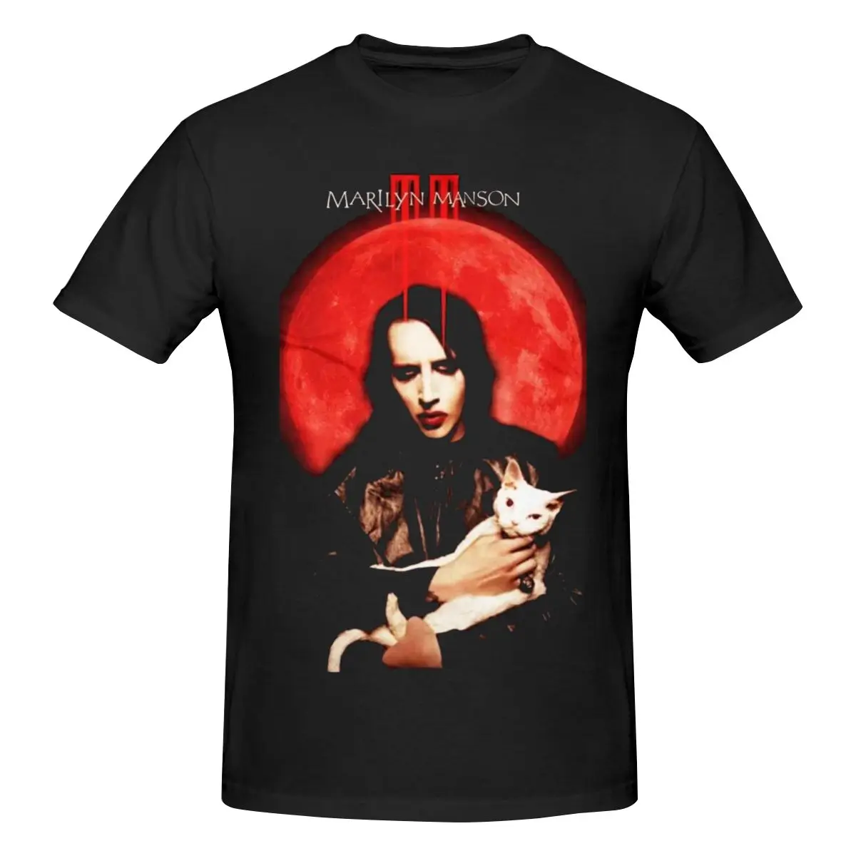 Marilyn Manson Men\'s Classic Unisex Cotton T-Shirt for Men & Women, Classic Tee