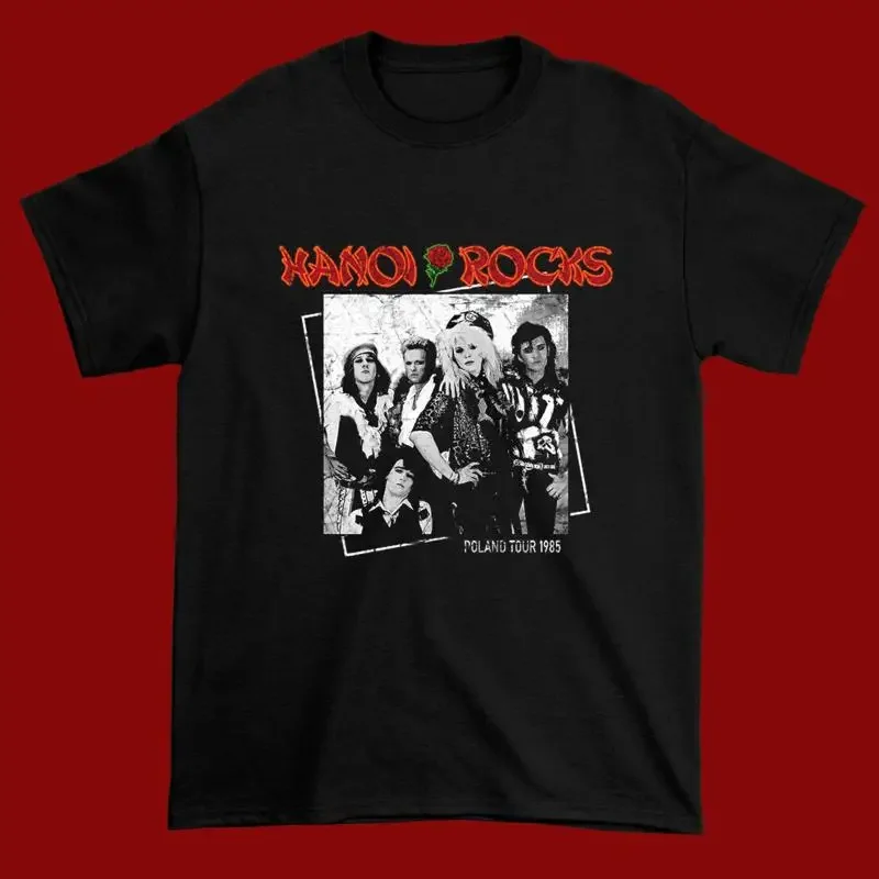 Inspired Hanoi Rocks Vintage For Fans Black All Size T Shirt AC032