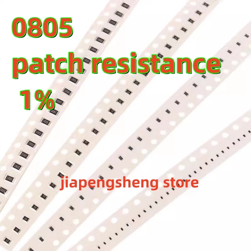 100PCS,0805 patch resistance 1% 1R 3R 4.7R 5.6R 6.8R 8.2R 10R 20R 36R 47R 56R 68R 82R 100R