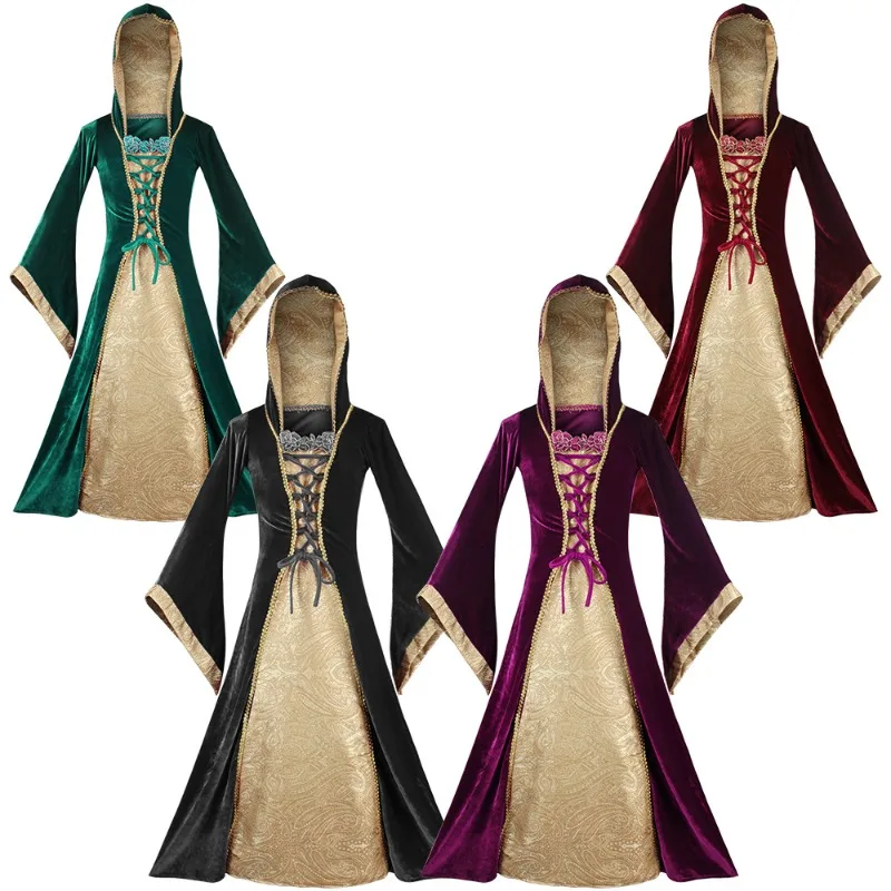 

2025 European Royal Court Gown | Opulent Queen & Empress Cosplay Dress with Lace & Brocade Details for Grand Stage Performances