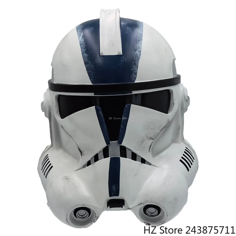 Star Clone Trooper Helmet Wars Commander Cosplay Helmet 501st Legion Resin Roleplay Mask Prop for Fans Collector's Edition TK039