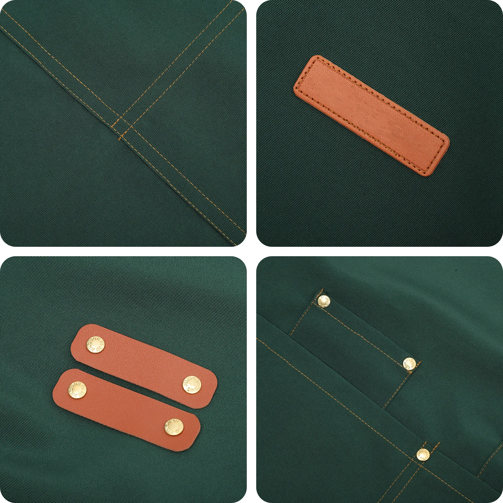 

Waterproof Canvas Apron AdjustableWaist OilProof WaterStain Proof SuitableCanteen FastFood FoodProcessing