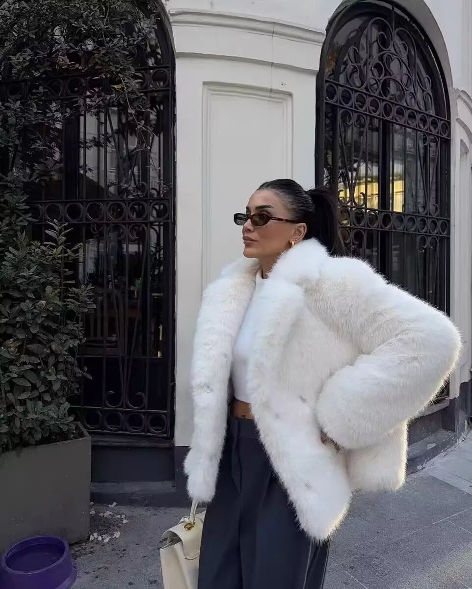 

Женское пальто из искусственного меха, вечернее, вельветовое, ветровка, жаккардовое, силуэт Харадзюку, с отложным воротником, на хлопковой подкладке, с подолом