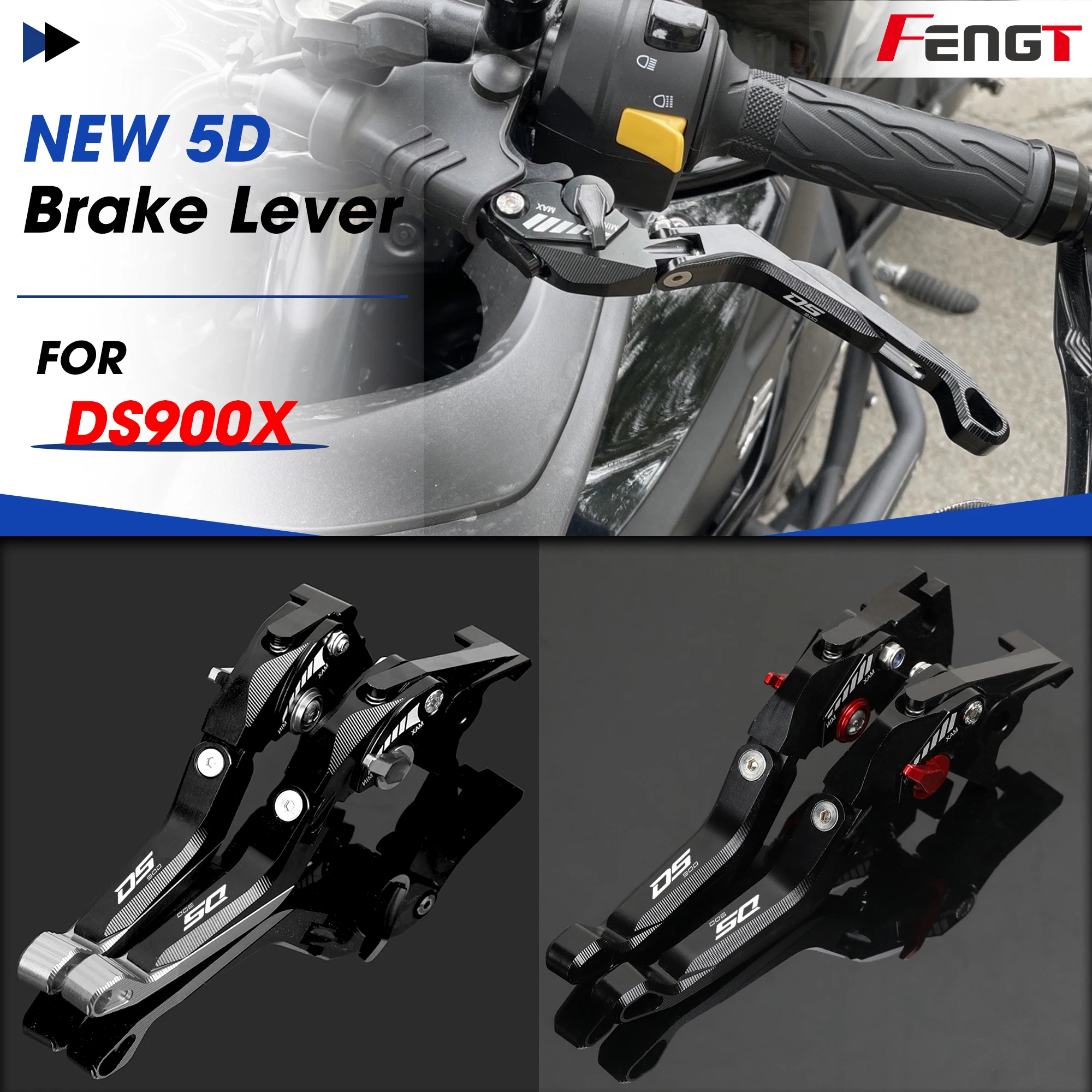 NEW 5D Brake Lever For LONCIN VOGE 900DS 900DSX Motorcycle CNC  Foldable Extending Brakes Clutch Levers DSX900 DS 900