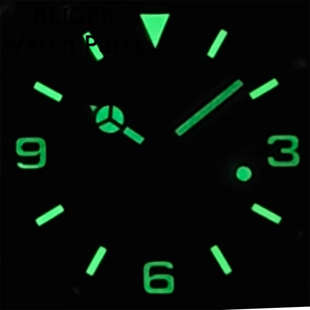 BLIGER 36 мм/39 мм мужские часы NH35 автоматический механизм розовый синий циферблат сапфировое стекло ремешок из нержавеющей стали