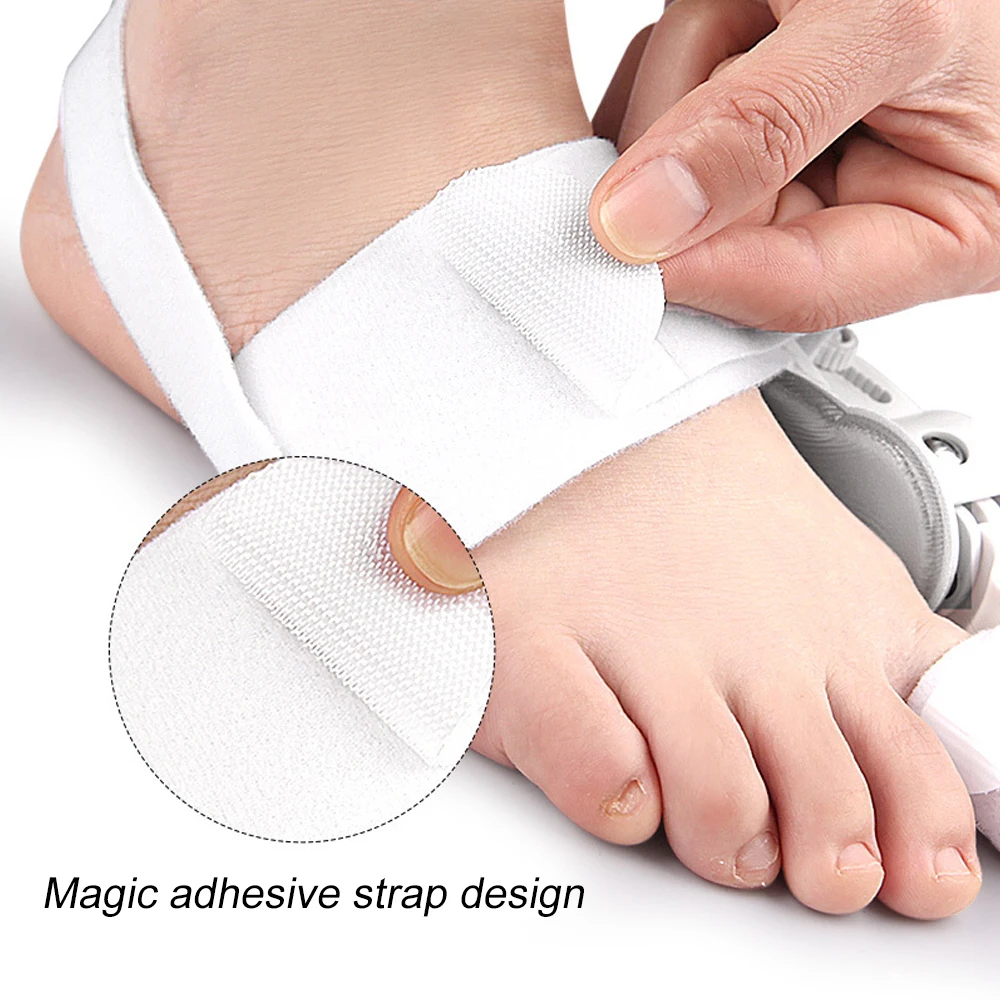 1 Pcs Bunion Corrector for Big Toe, Knob Bunion Splint for Bunion Relief, Orthopedic Toe Straightener with Anti-slip Heel Straps