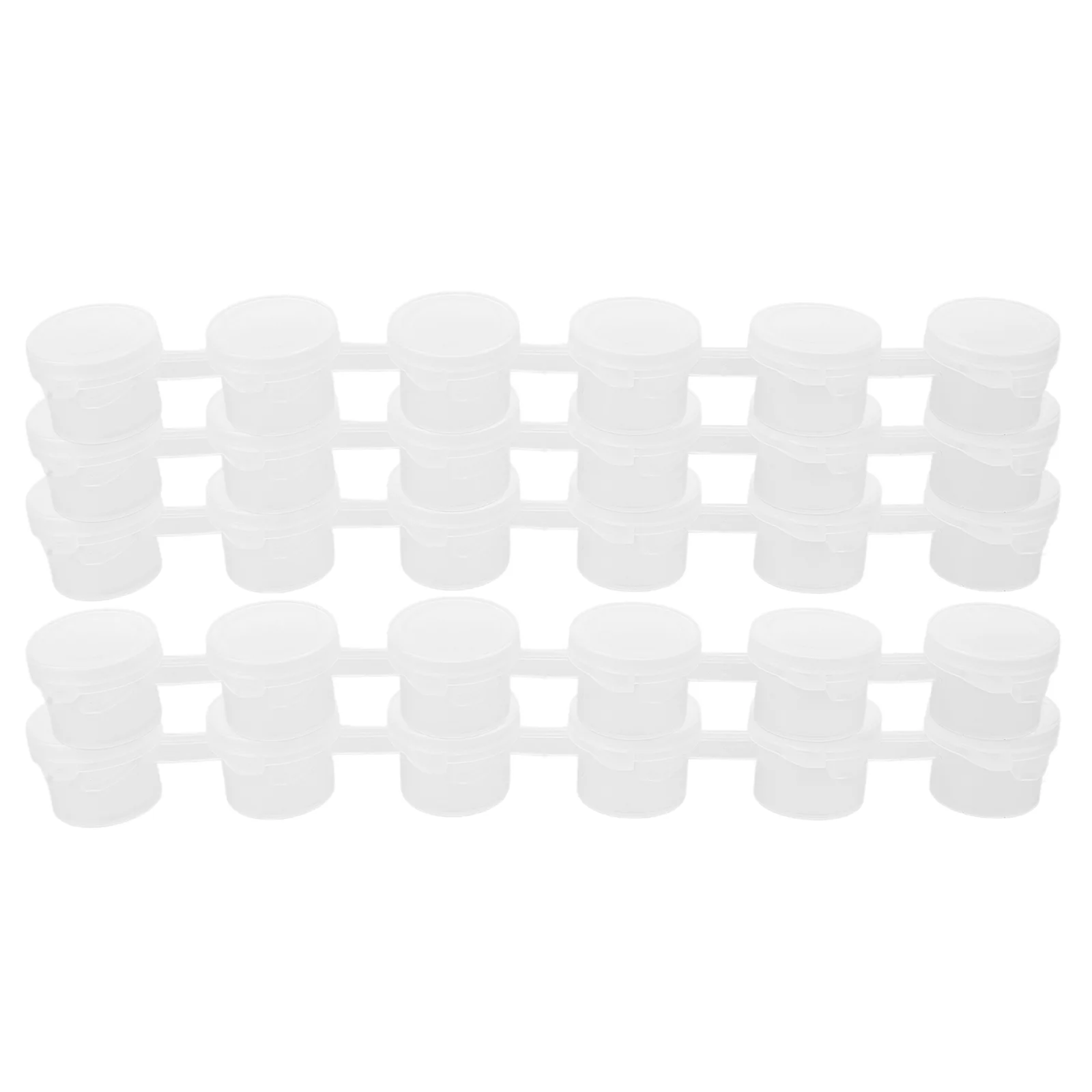 30 Pcs Paint Box Mini Storage Containers Canning Supplies Small Empty Strips Pe Child