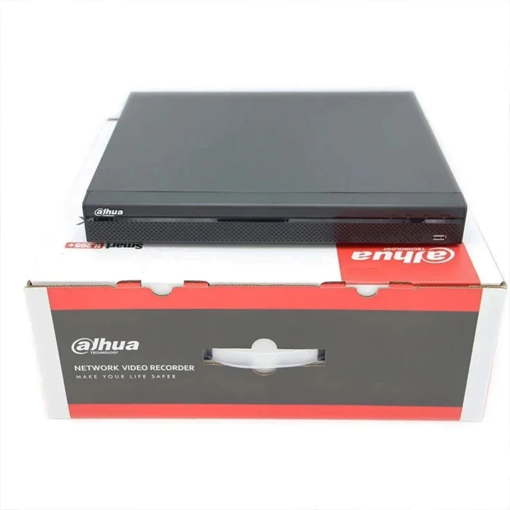 Dahua 4K NVR4208-8P-4KS2/L 8CH without PoE ports Network Video Recorder max support 12mp ip camera