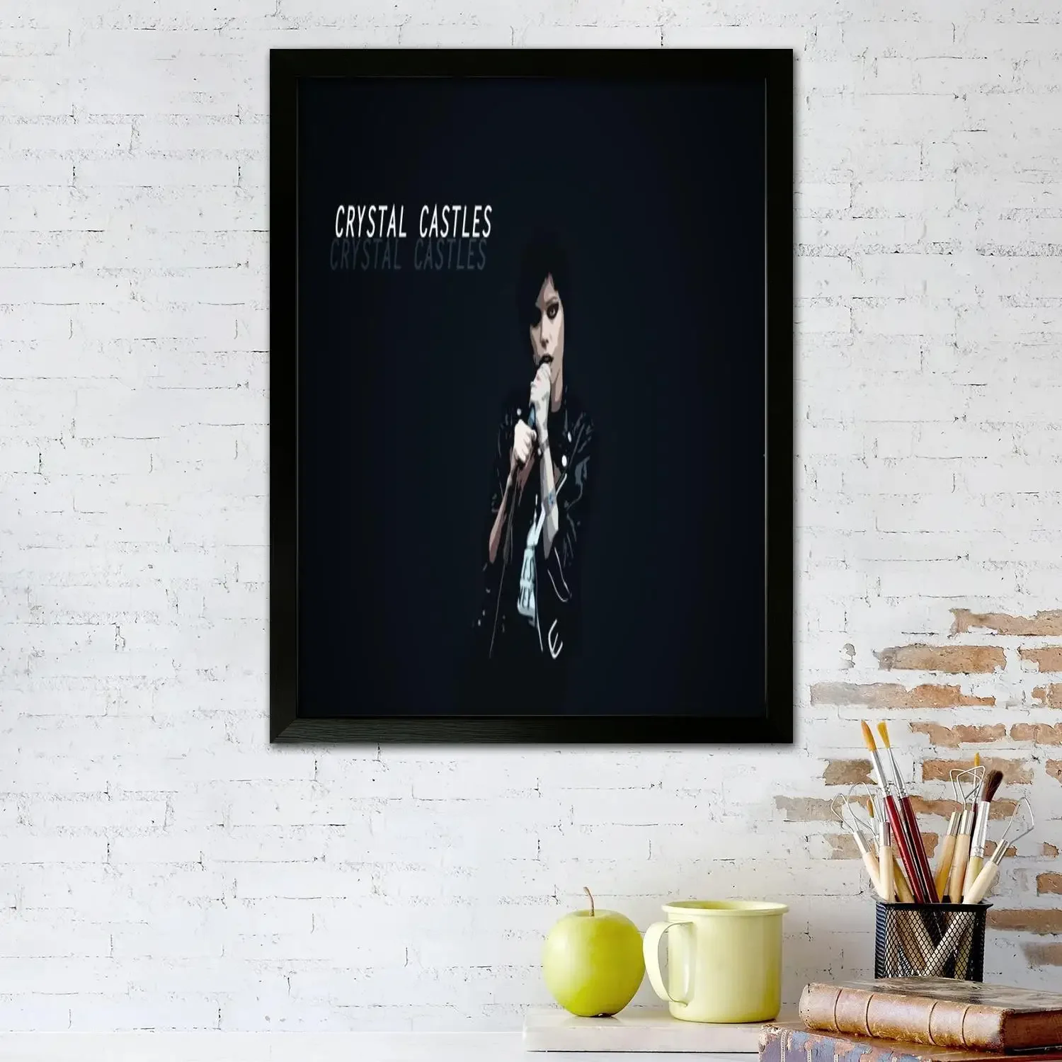 crystal castles Singer Canvas Art Poster and Wall Art Picture Print, Modern Family Bedroom Decor Posters,Decorative painting