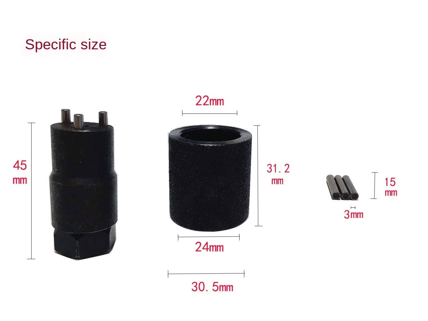 For Denso CRIN Injector Orifice Plate Disassemble Three-nail Wrench Three-grab  Tool EFI  Repair 095000