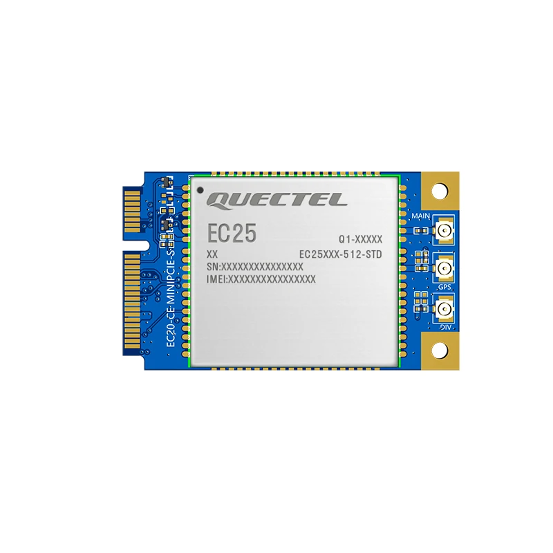 

Quectel EC25 EC25-EUX EC25-J LTE Cat4 MINI PCIE Module With SIM Card Slot Frequency For Japan EMEA Korea Thailand India