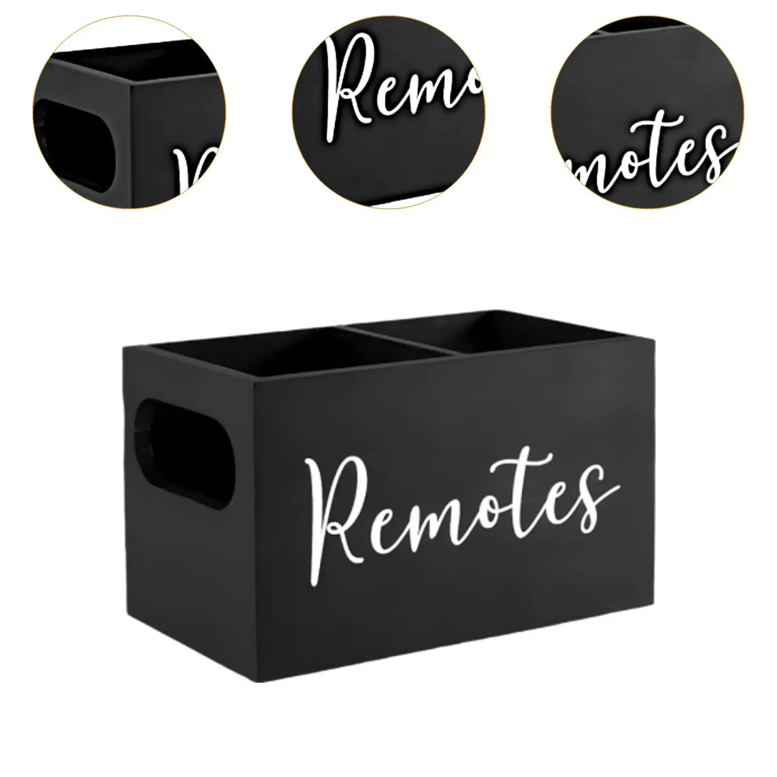 حامل جهاز التحكم عن بعد صندوق التحكم عن بعد 2 مقصورة منظم العلبة عن بعد لمنضدة الليل وغرفة المعيشة وطاولة السرير وأريكة المكتب #5